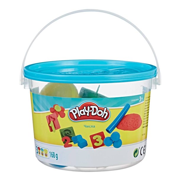 Actividades Infantiles Hasbro Play-Doh Mini Cubo de animales con 3 botes de plastilina