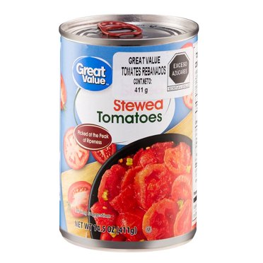 Tomates Great Value rebanados 411 g