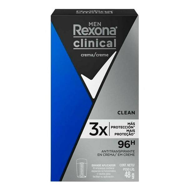 Antitranspirante Rexona Clinical clinical clean 48 g