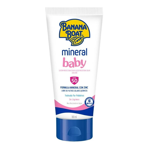 Protector solar Banana Boat mineral FPS 50 baby 180 ml