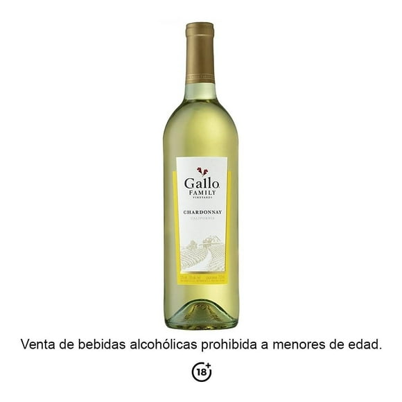 Vino Blanco Gallo Family California Chardonnay 750 ml