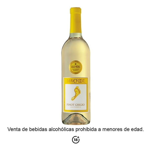 Vino Blanco Barefoot Pinot Grigio 750 ml