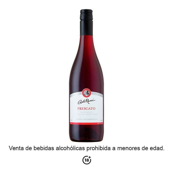 Vino Tinto Carlo Rossi Rosso Frescato Afrutado 750 ml