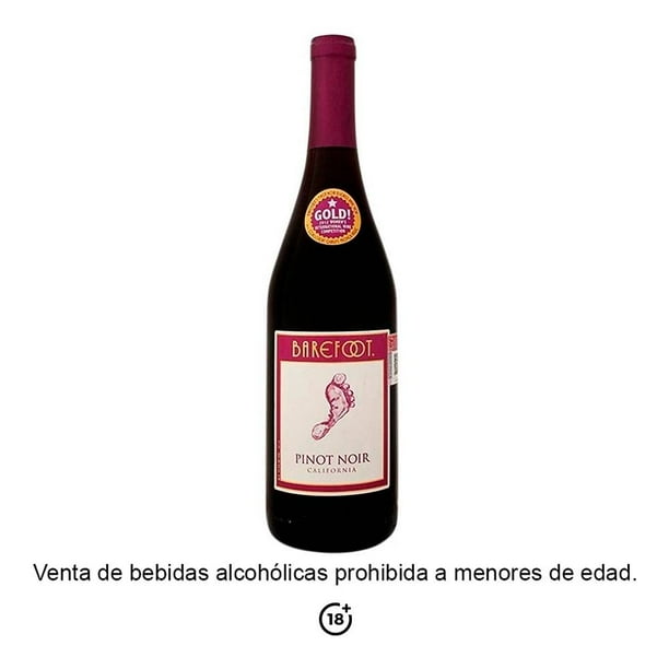 Vino Tinto Barefoot Pinot Noir 750 ml