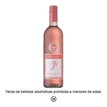 Vino Rosado Barefoot Pink Moscato 750 ml