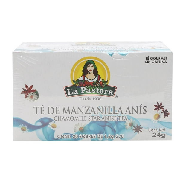 Té de manzanilla y anís La Pastora 20 sobres