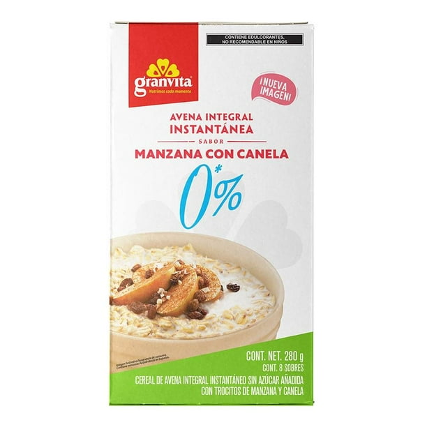 Avena instantánea Granvita integral 8 sobres de 35 g  c/u