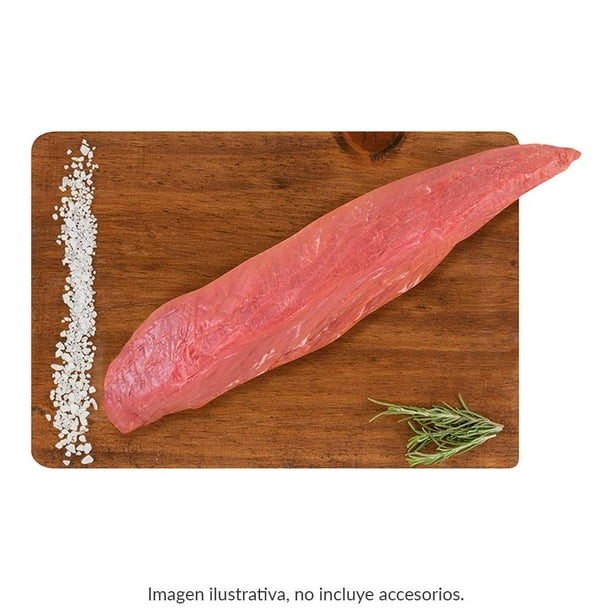 Filete de res entero por kg peso aprox por charola 450 g