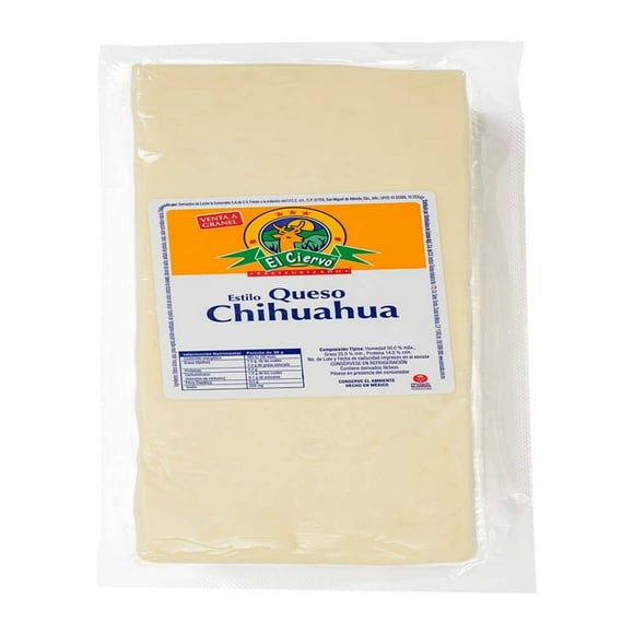 Queso estilo chihuahua El Ciervo por kilo