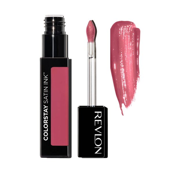 Labial líquido Revlon Colorstay satin ink your majesty rosa 5 ml