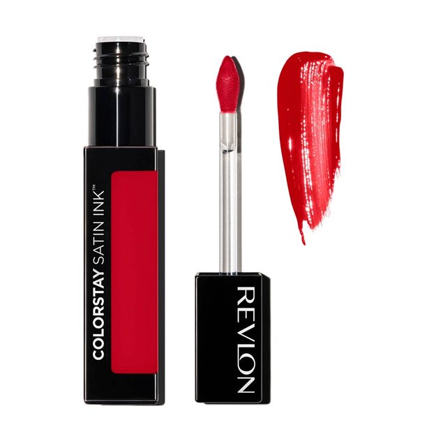 Labial líquido Revlon Colorstay satín ink my own boss rojo 5 ml