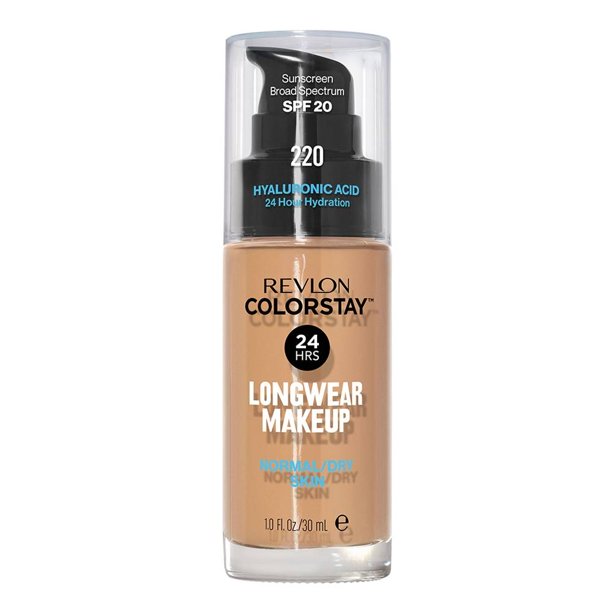 Base de maquillaje Revlon ColorStay 220 natural beige ácido hialurónico 30 ml