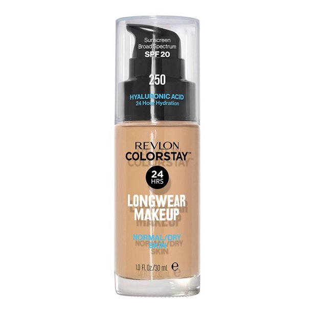 Base de maquillaje Revlon ColorStay 250 fresh beige ácido hialurónico 30 ml