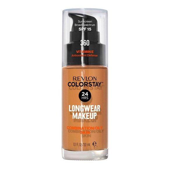 Base de maquillaje Revlon ColorStay 360 golden caramel vitamina E 30 ml