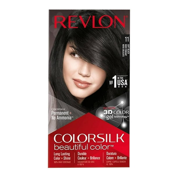 Tinte para cabello Revlon Colorsilk beautiful color 11 negro suave 1 pza