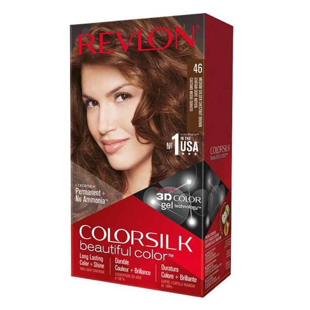 Tinte para cabello Revlon Beautiful Color 46 castaño cobrizo dorado