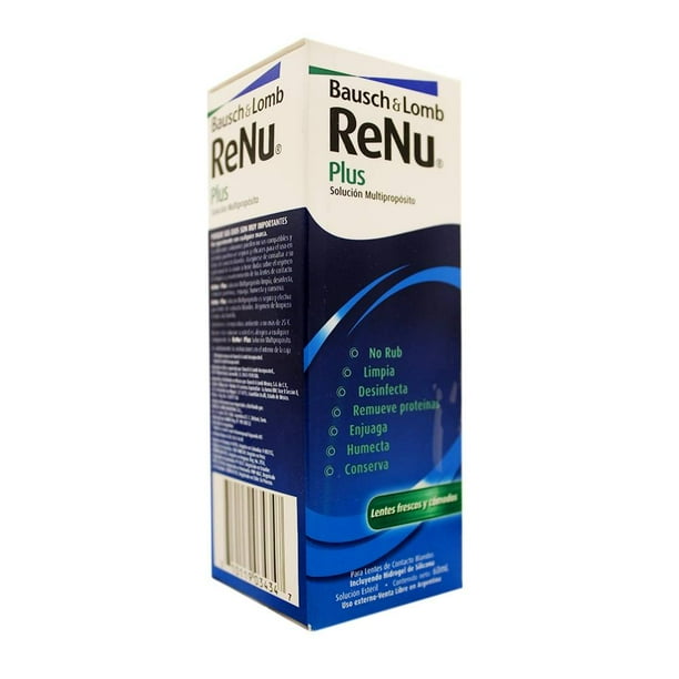 Solución para lentes de contacto Renu Plus 60 ml