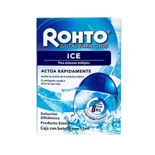 Gotas para ojos Rohto Ice síntomas múltiples 13 ml