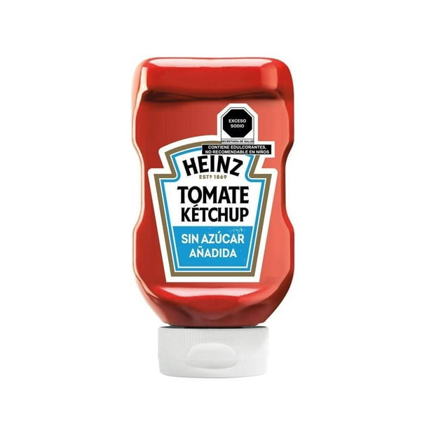 Cátsup Heinz sin azúcar añadida 369 g