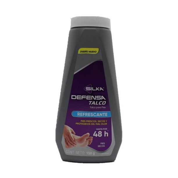 Talco para pies Silkamedic defensa refrescante 150 g