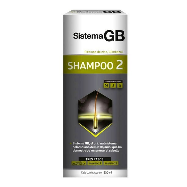 Shampoo Sistema GB 2 para hombre 230 ml