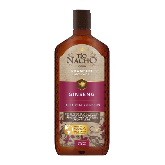 Shampoo Tío Nacho anti-caída con ginseng 415 ml