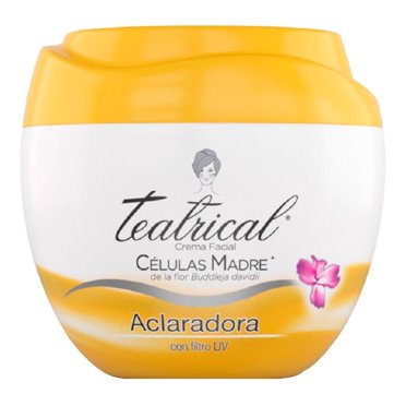 Crema aclaradora Teatrical Células Madre con filtro uv 200 g