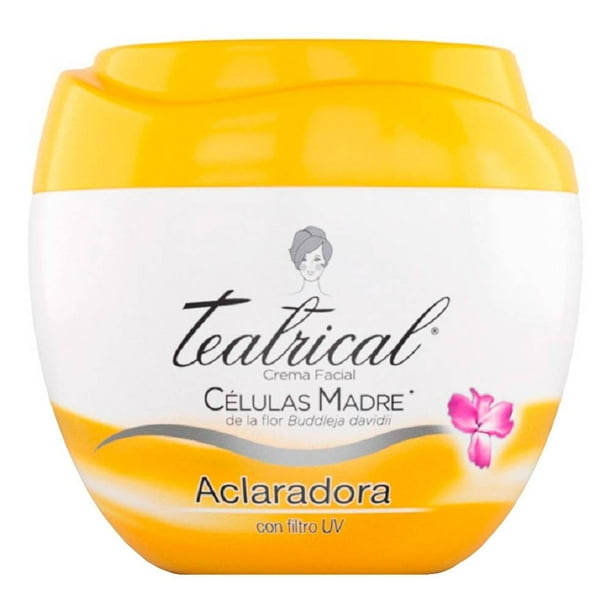 Crema facial Teatrical células madre aclaradora con filtro UV 400 g