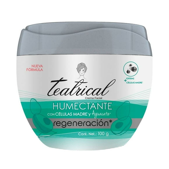 Crema facial Teatrical humectante con células madre y aguacate 100 g