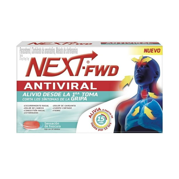 Antigripal Next FWD antiviral 24 tabletas