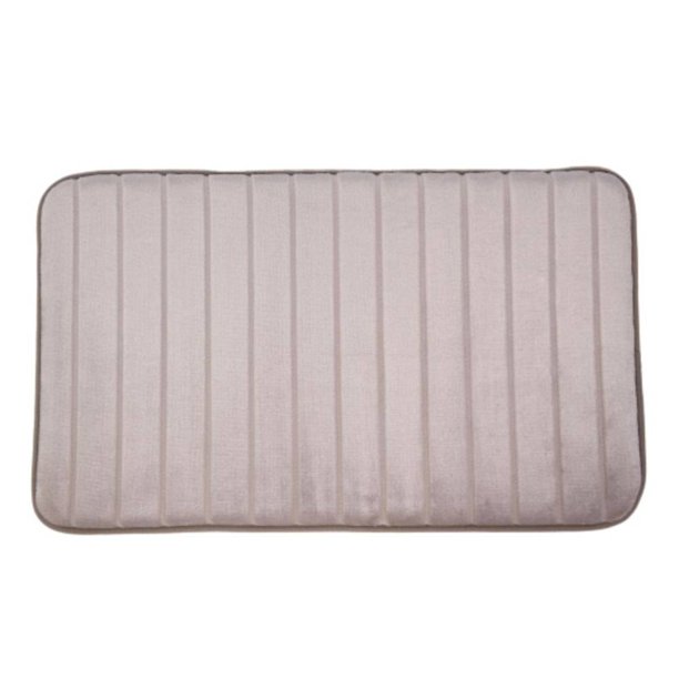 Tapete para Baño Hotel Style Memory Foam Taupe 45x75 cm