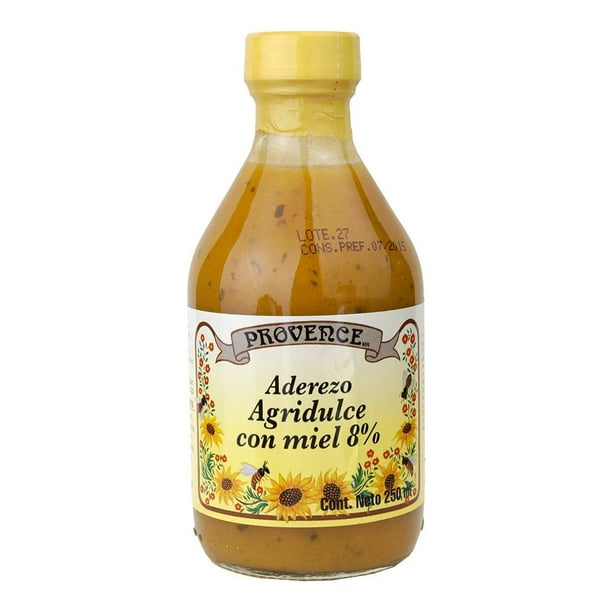 Aderezo agridulce Provence con miel 250 ml