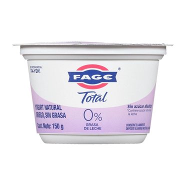 Yogurt Fage griego sin grasa nautral 150  g
