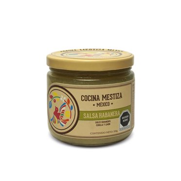 Salsa habanera Cocina Mestiza con cebolla y limón 320 g