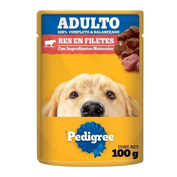 Alimento para Perro Pedigree Adulto Res en Filetes 100 g