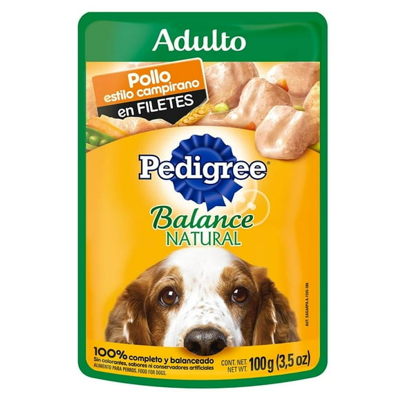 Alimento para Perro Pedigree Balance Natural Adulto Pollo Estilo Campirano en Filetes 100 g