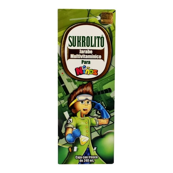 Jarabe Sukrolito multivitamínico para niños 240 ml