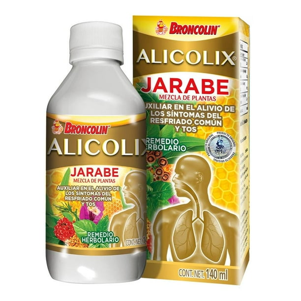 Jarabe Broncolin Alicolix mezcla de plantas 140 ml