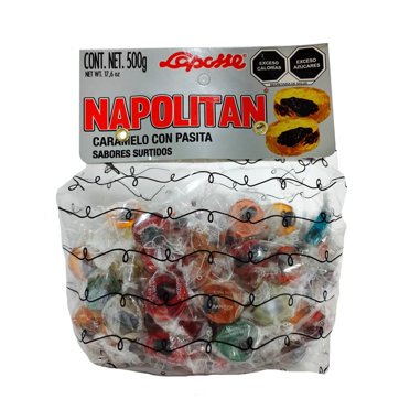 Caramelo Laposse Napolitan con pasita sabores surtidos 500 g