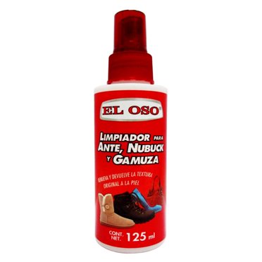 Limpiador para calzado El Oso para ante nubuck y gamuza en spray 125 ml