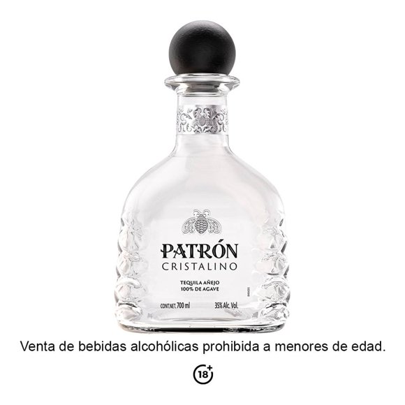 Tequila Patrón Añejo Cristalino 700 ml