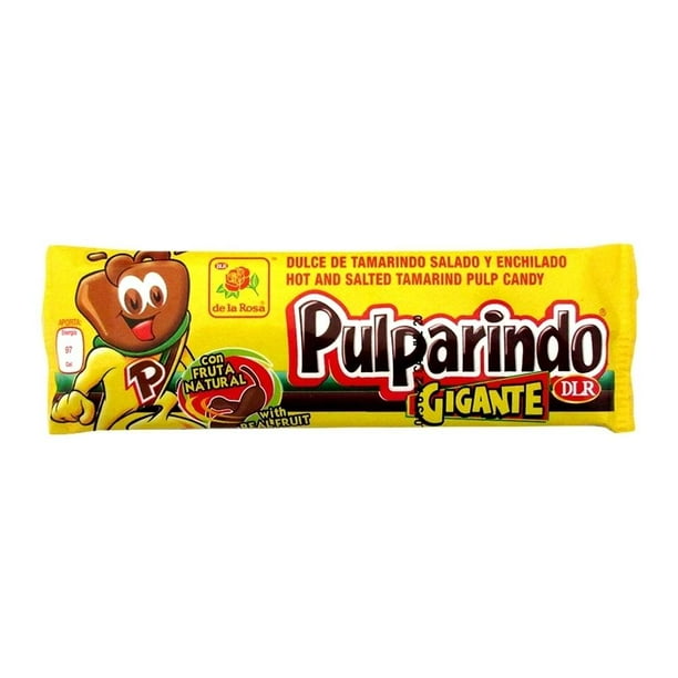 Dulce de tamarindo De la Rosa Pulparindo gigante de tamarindo natural 28 g