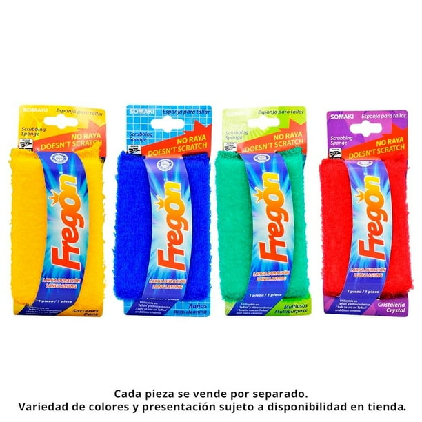 Esponja Fregón Somaki multiusos varios colores 1 pza