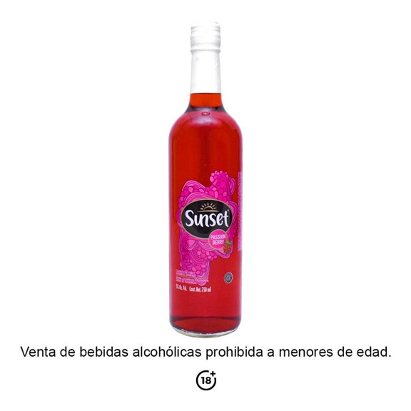 Licor Sunset Passion Berry 750 ml