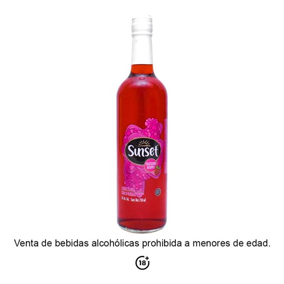 Licor Sunset Passion Berry 750 ml