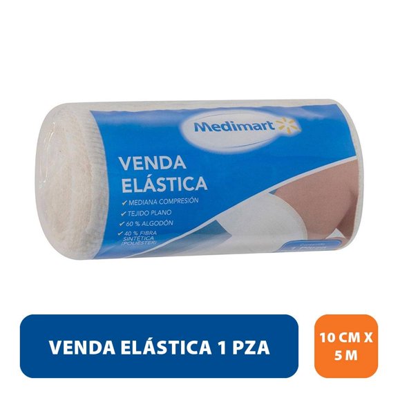 Venda elástica Medimart 10 cm X 5 m 1 pza