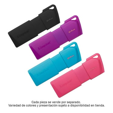 Memoria USB Kingston Data Traveler 64 GB Varios Colores 1 pza