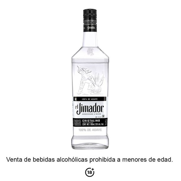 Tequila Jimador Reposado Cristalino 700 ml