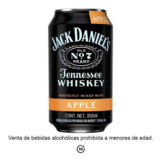 Bebida alcohólica preparada Jack Daniel's Apple 350 ml