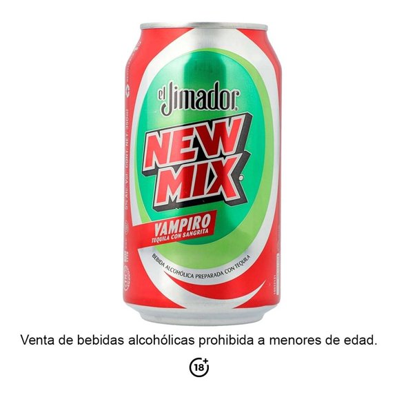 Bebida alcohólica preparada New Mix El Jimador Vampiro 350 ml